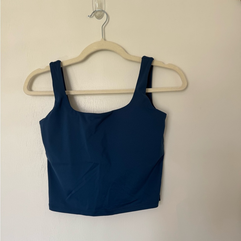 Women's Blue Tank Top with Pads